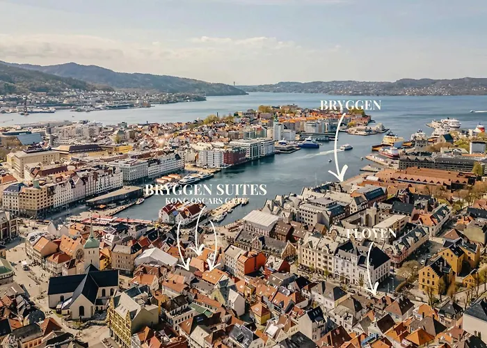 公寓 Bryggen L 1min To Bryggen & Floyen 卑爾根