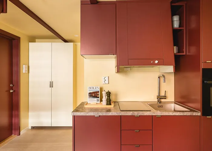 公寓 Bryggen L 1min To Bryggen & Floyen 卑爾根